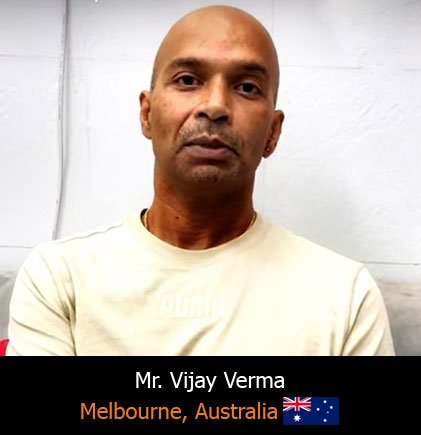 Vijay Verma, Melbourne, Australia visited Indiadens Dental Clinic in South Delhi, India