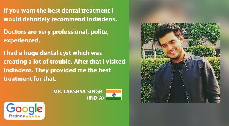 Dental CYST Treatment at Indiadens